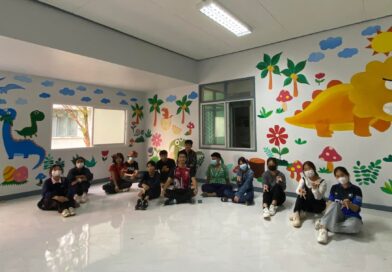 ร่วมสร้างสรรค์งานศิลปะบำบัด ในหอผู้ป่วยเด็ก รพ.พาน